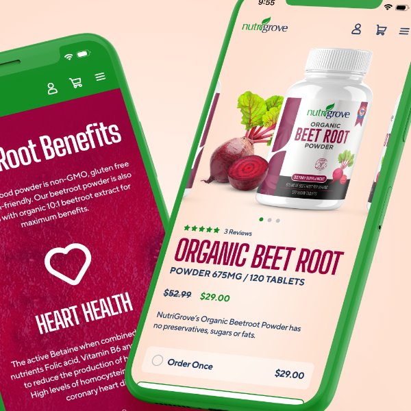 NutriGrove USA Shopify Website Design and Development