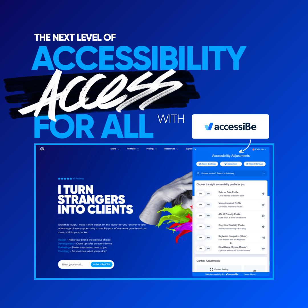 accessiBe Web Accessibility Solutions - WCAG & ADA Compliance in 2024