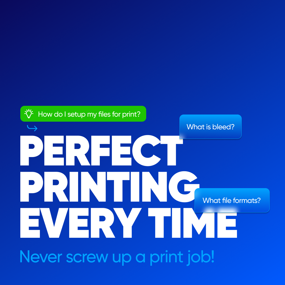How to setup your files for print