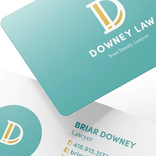 Downey Law Brand Identity Design, Logo Design, Business Card Design, Stationary Design by Scott Luscombe Creatibly