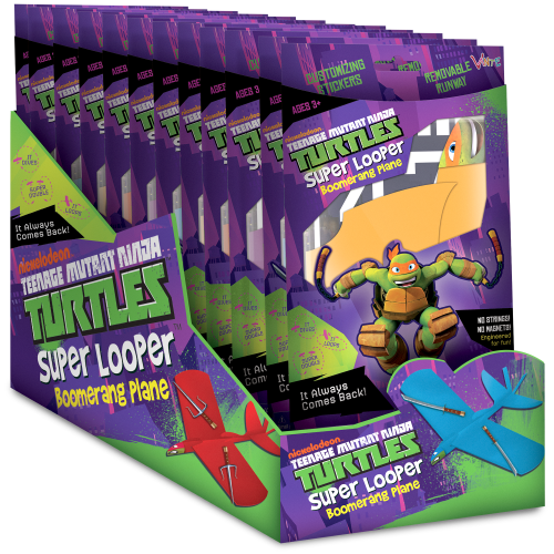 Nickelodeon Teenage Mutant Ninja Turtles Super Looper Packaging Design, 3D Mock Up and Illustration Service by Scott Luscombe of Creatibly